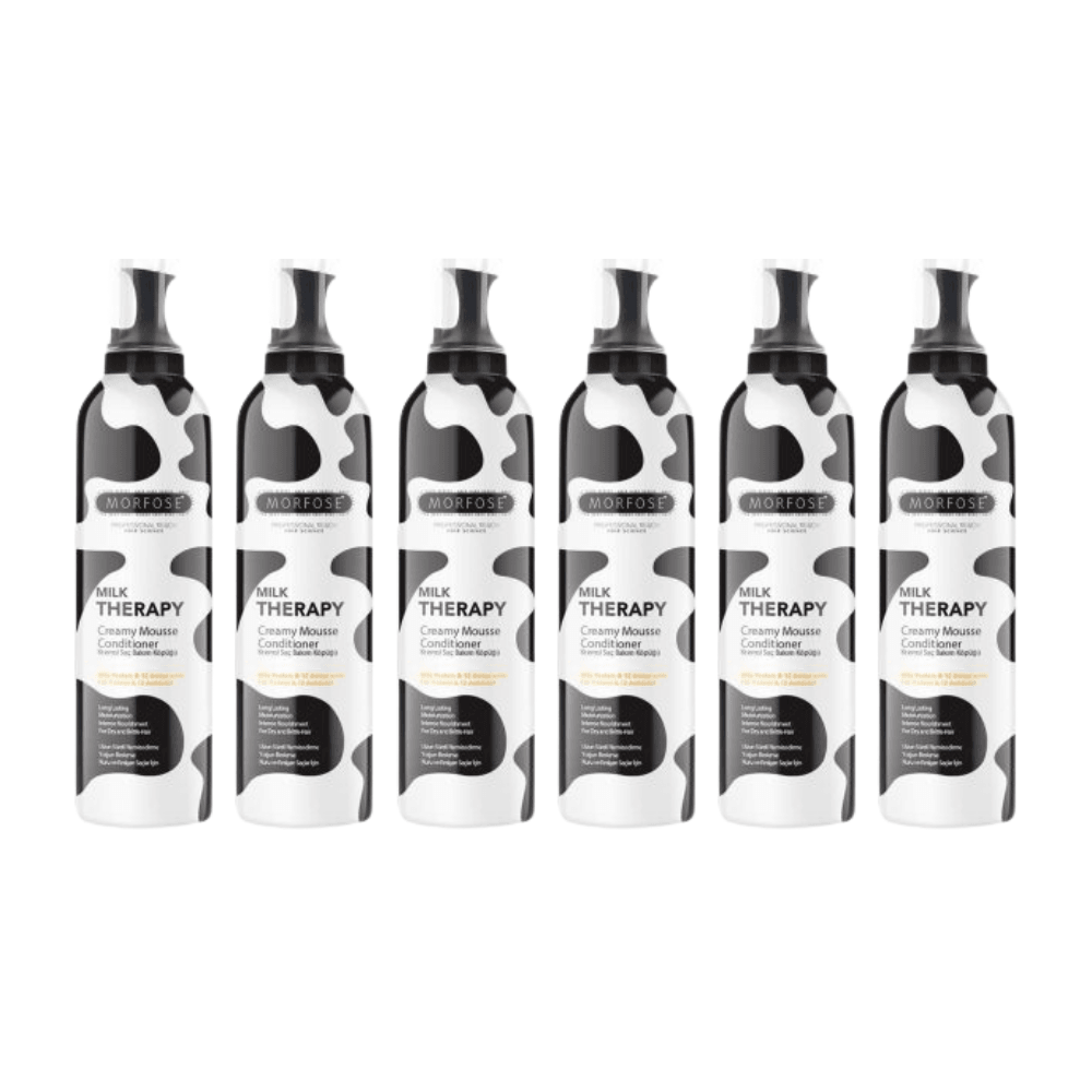 Morfose Milk Therapy Hair Creamy Mousse Conditioner 350 ml - 6 er Set