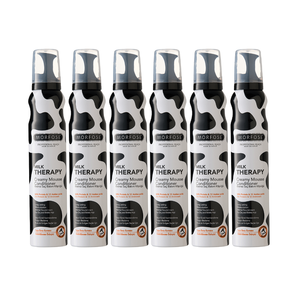 Morfose Milk Therapy Hair Creamy Mousse Conditioner 200 ml - 6 er Set