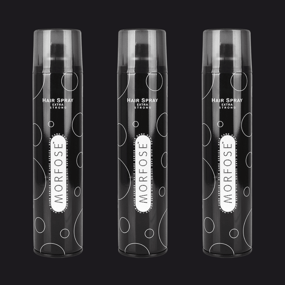 Morfose Extra Strong Haarspray 400 ml - 3 er Set
