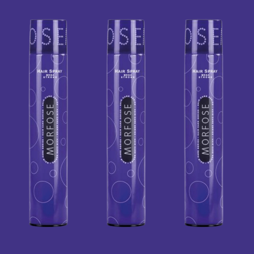 Morfose Mega Strong Haarspray 400 ml - 3 er Set