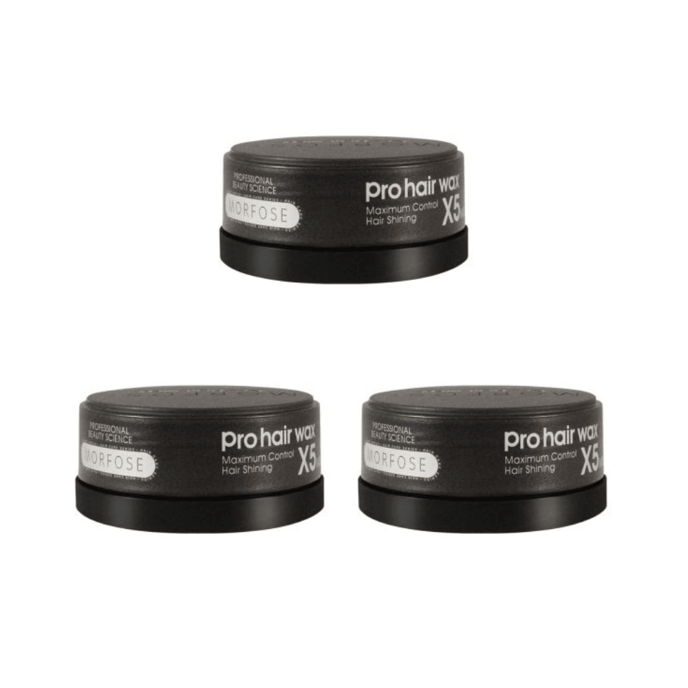 Morfose Maximum Control X5 Pro Haarwachs 150ml - 3 er Set 