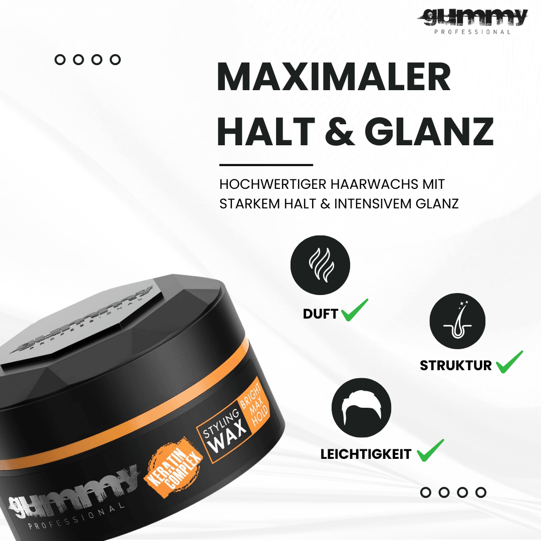 Gummy Bright Max Hold Haarwachs 150 ml