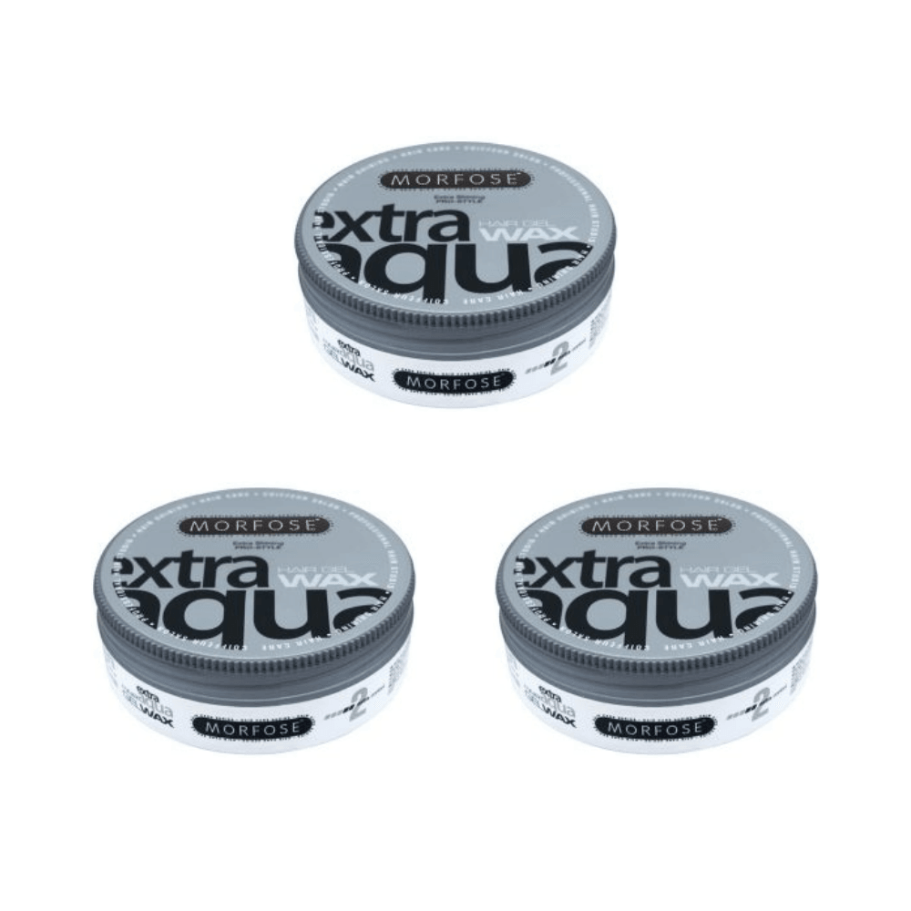Morfose Extra Aqua Gel Haarwachs 175 ml - 3 er Set 