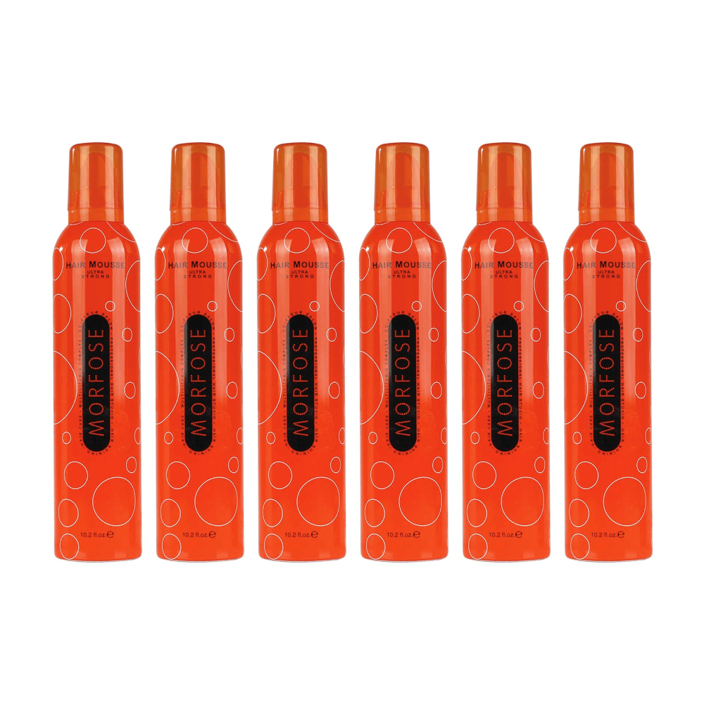 Morfose Ultra Strong Haarmousse 350 ml - 6 er Set