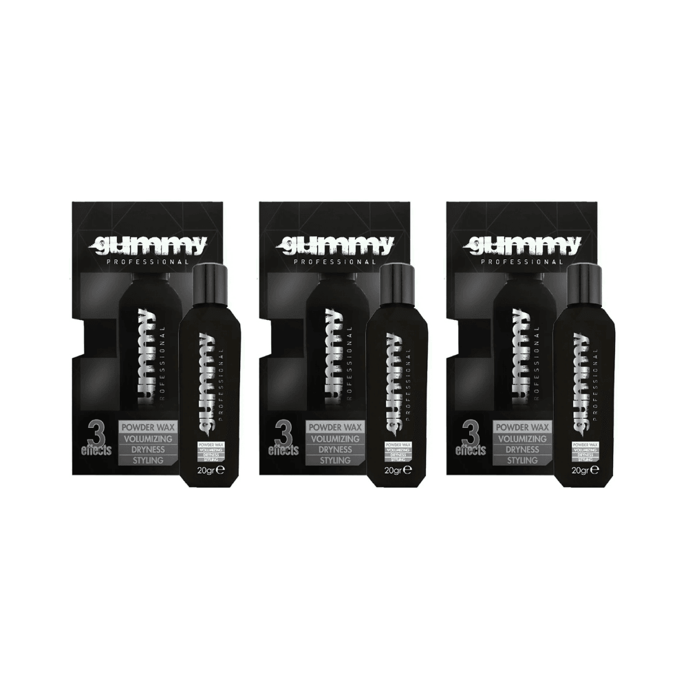 Gummy Powder Haarwachs 20 gr - 3er Set