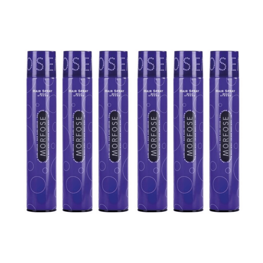 Morfose Mega Strong Haarspray 400 ml - 6 er Set