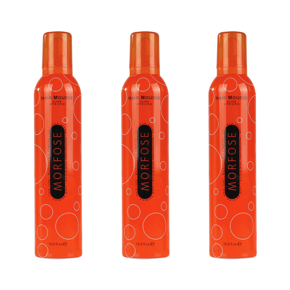 Morfose Ultra Strong Haarmousse 350 ml - 3 er Set