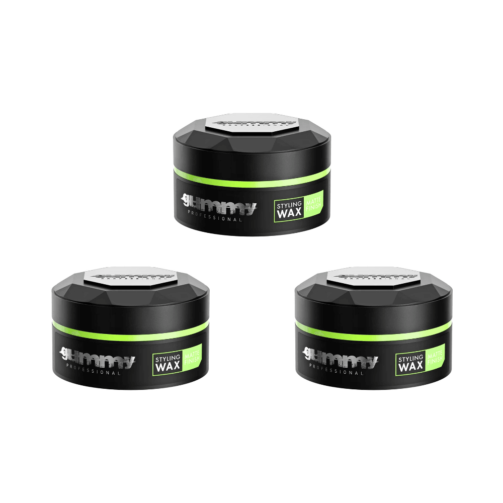 Gummy Matte Finish Haarwachs 150 ml - Sparset - 3er Set