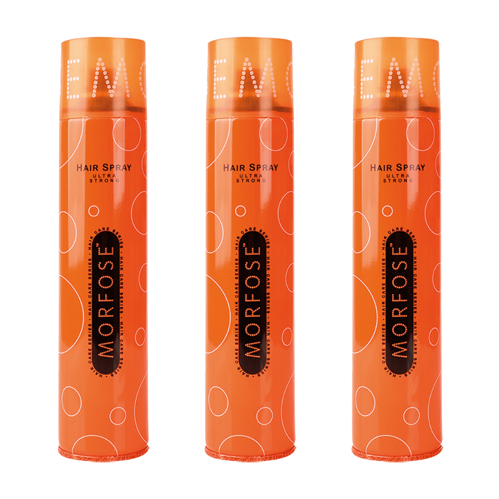 Morfose Ultra Strong Haarspray 400 ml - 3 er Set