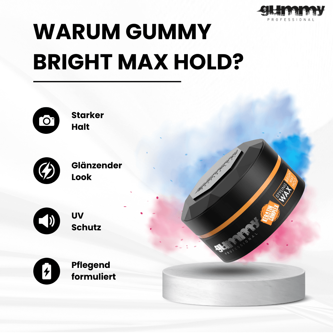 Gummy Bright Max Hold Haarwachs 150 ml