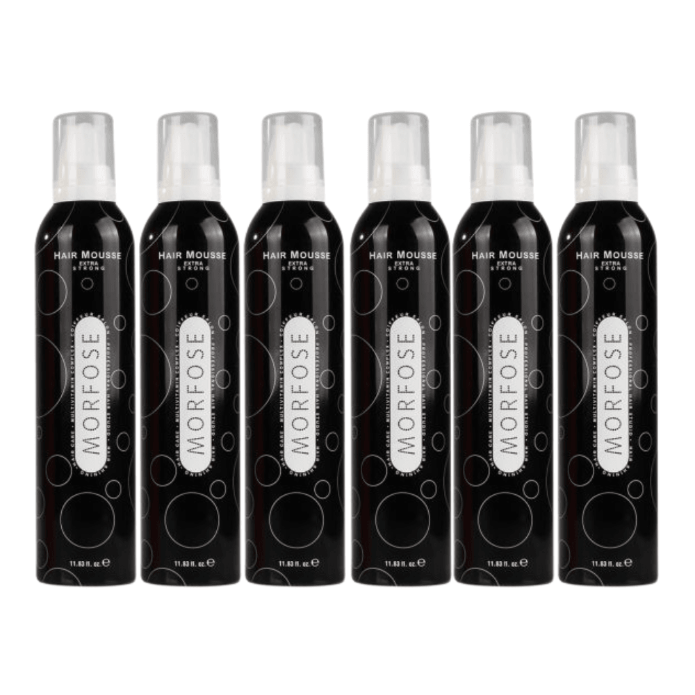 Morfose Extra Strong Haarmousse 350 ml - 6 er Set