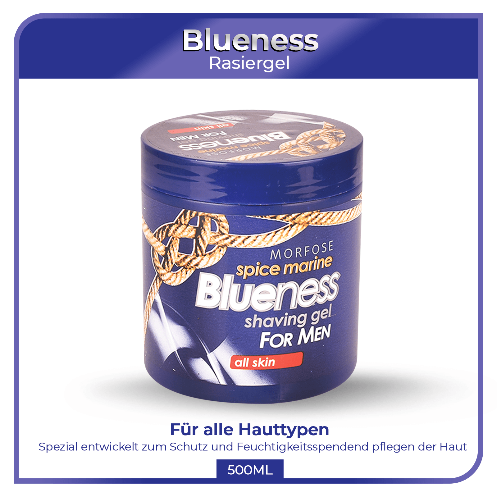 Morfose Blueness Spice Marine Rasiergel 500 ml