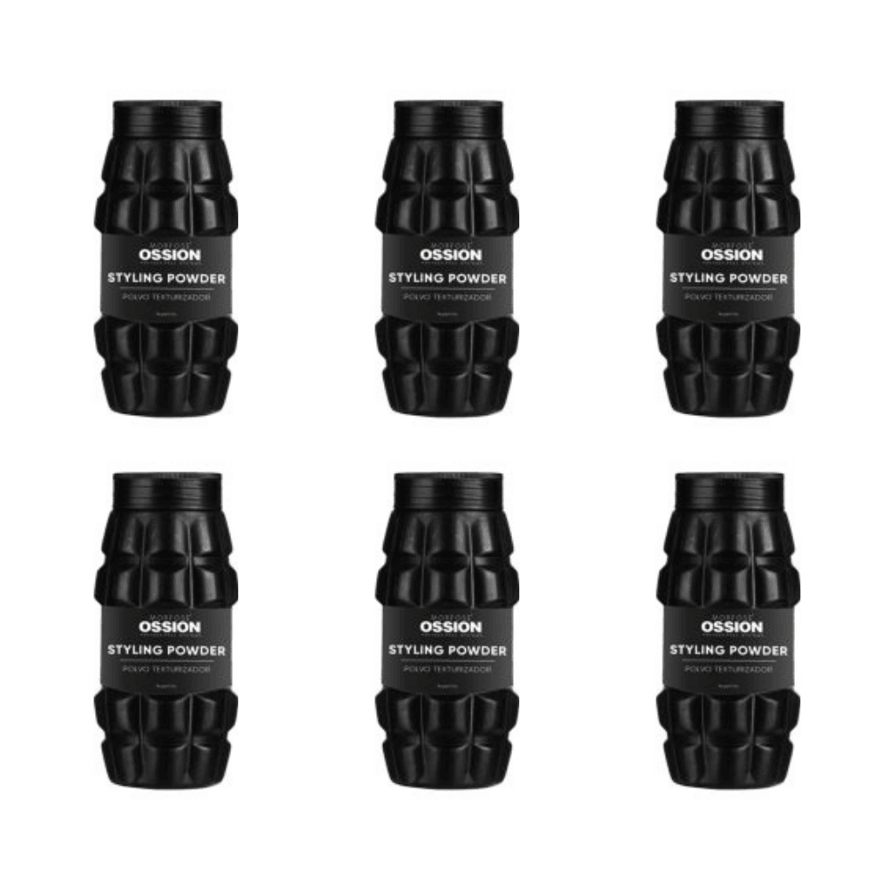Morfose Ossion Premium Barber Line Hair Styling Powder Haarwachs 20 g - 6 er Set