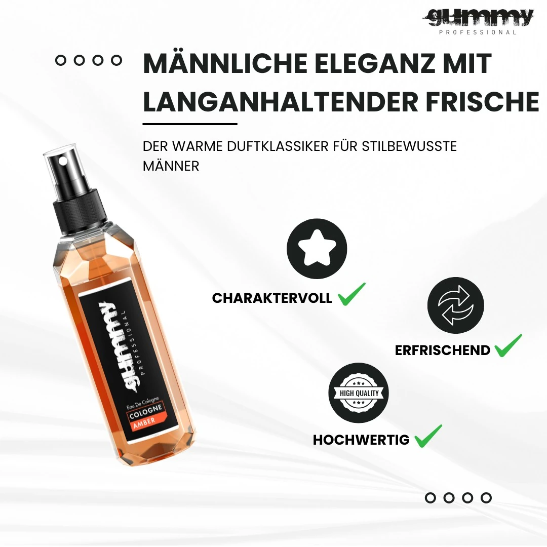 Gummy Eau De Cologne Amber 400 ml