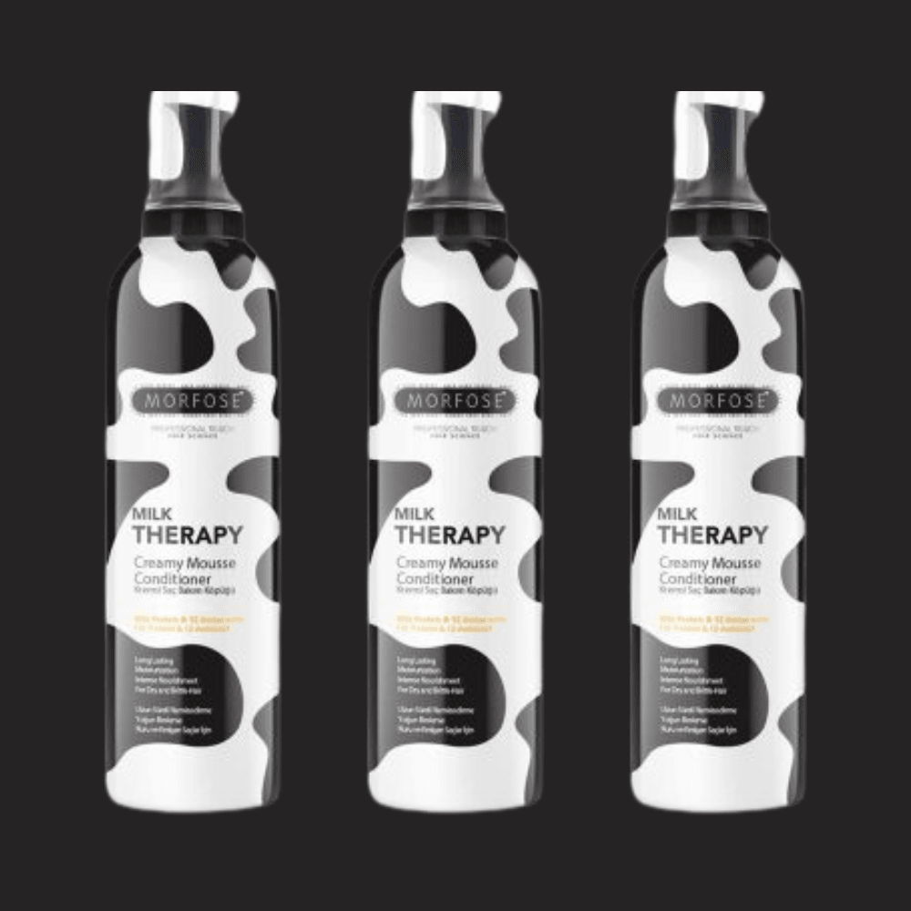Morfose Milk Therapy Hair Creamy Mousse Conditioner 350 ml - 3 er Set