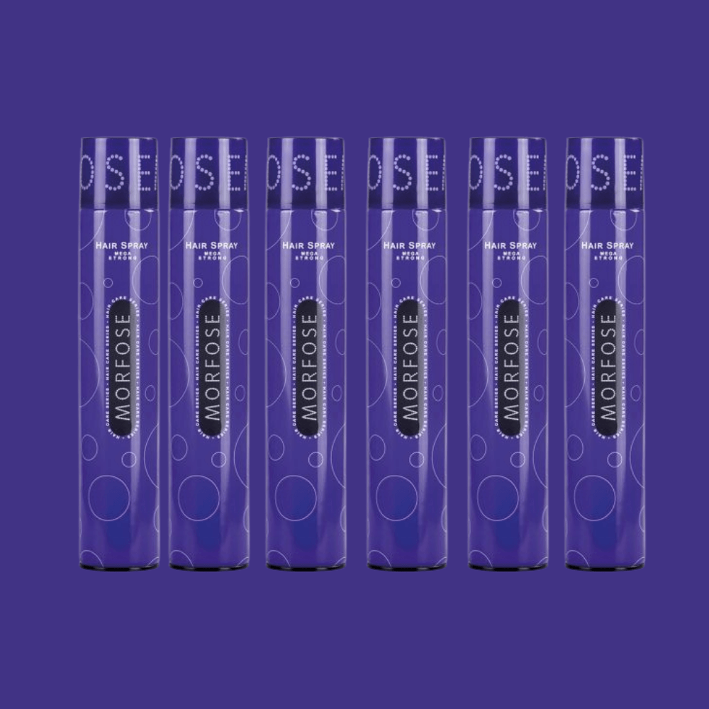 Morfose Mega Strong Haarspray 400 ml - 6 er Set