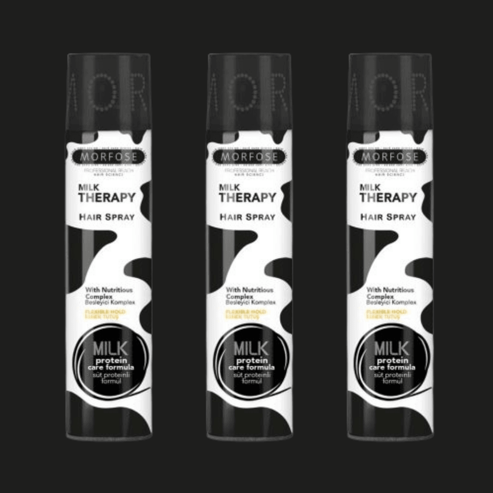 Morfose Milk Therapy Haarspray 300 ml - 3 er Set