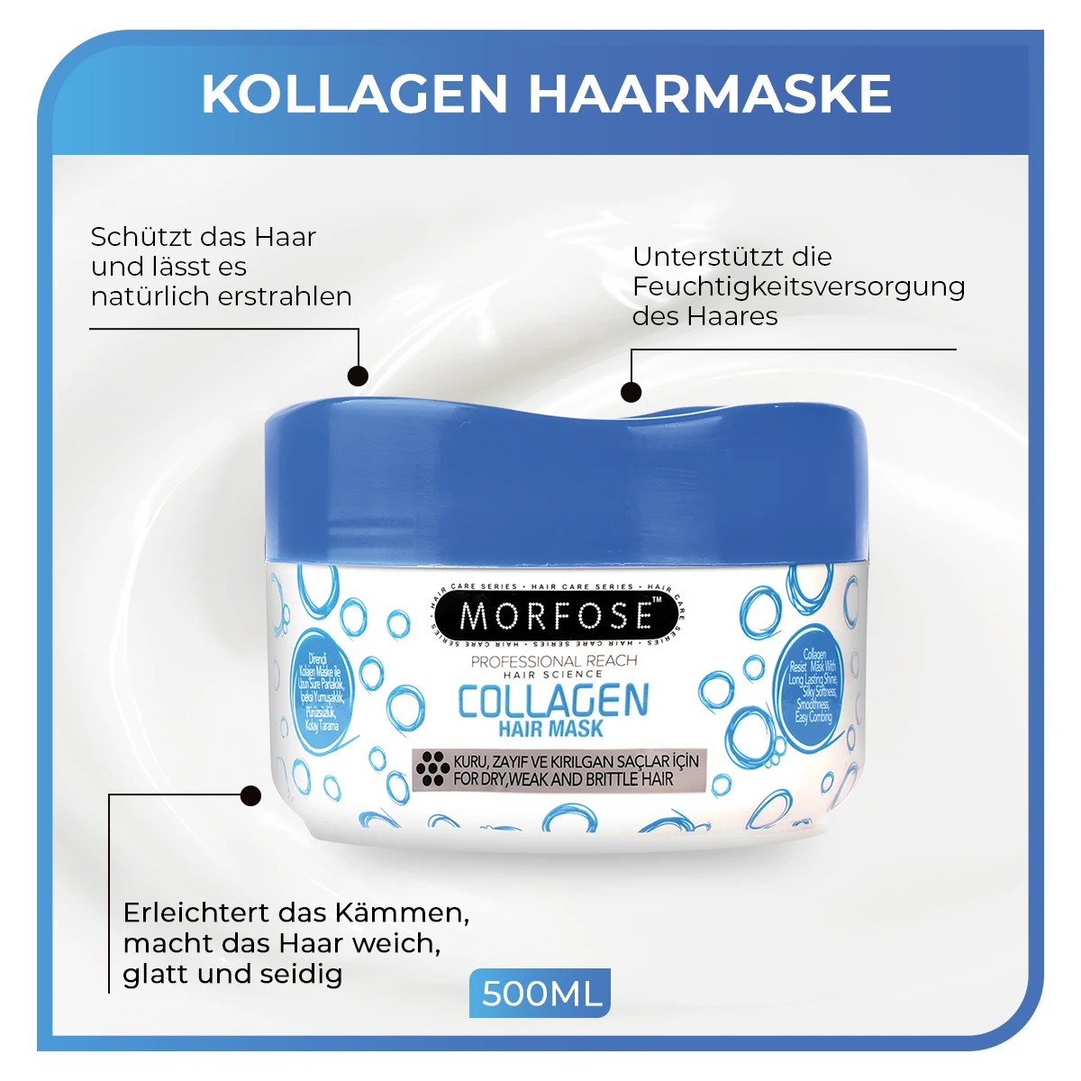 Morfose Collagen Haarmaske 500 ml