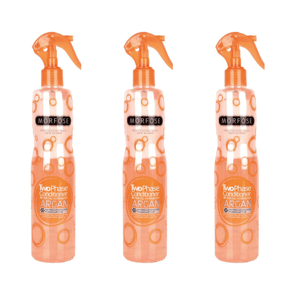Morfose Argan 2 Phase Hair Conditioner Spray 400 ml - 3 er Set
