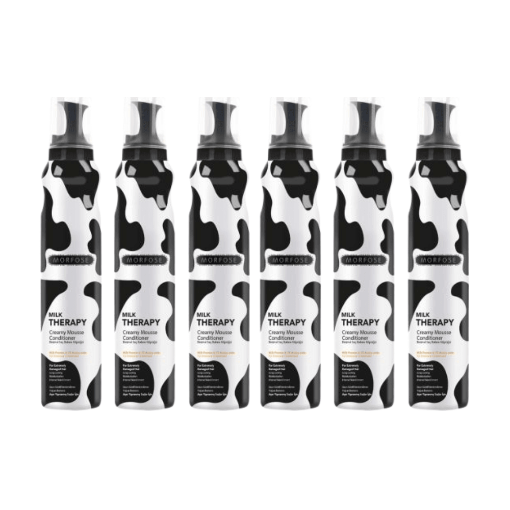 Morfose Milk Therapy Hair Creamy Mousse Conditioner 200 ml - 6 er Set