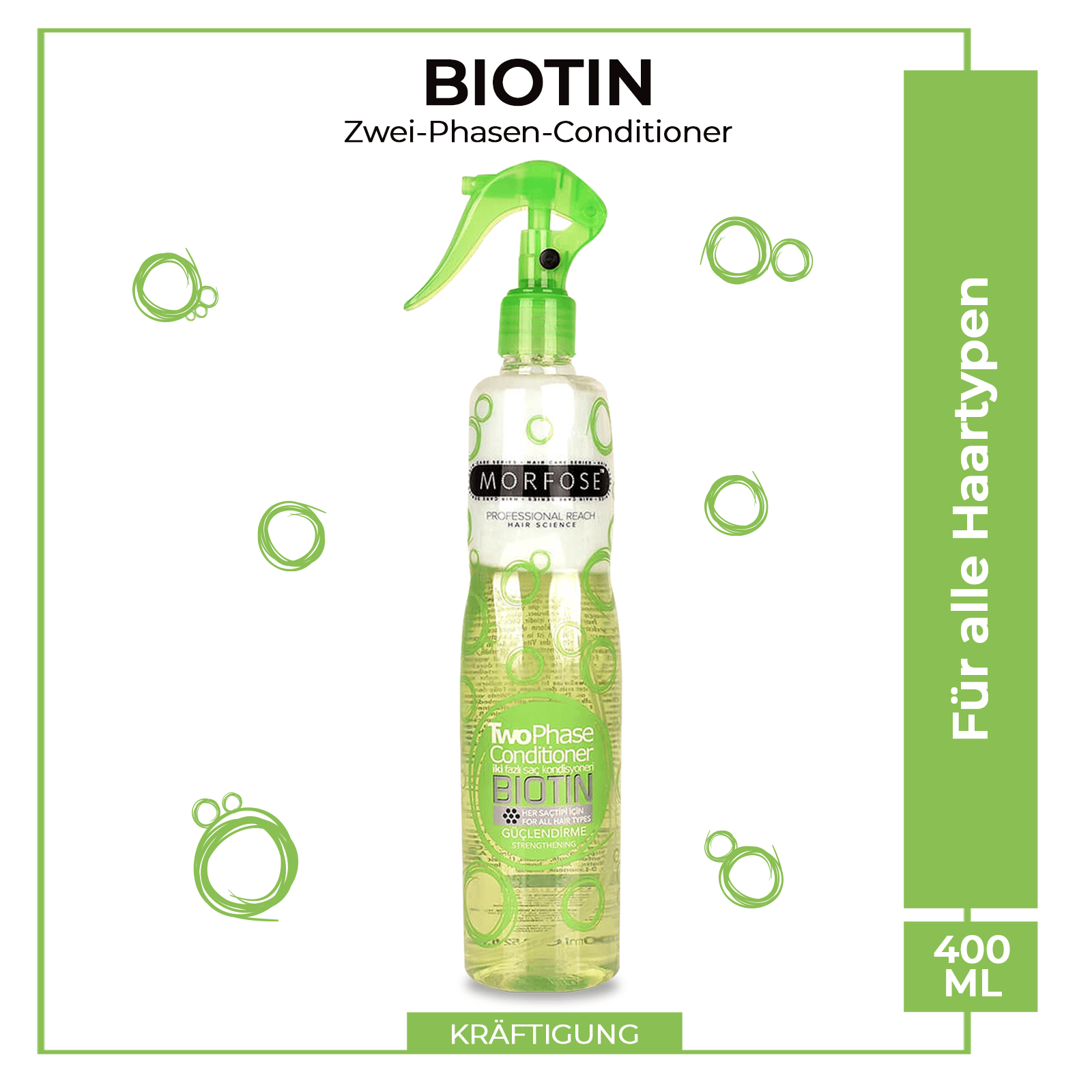 Morfose Biotin 2 Phase Hair Conditioner Spray 400 ml