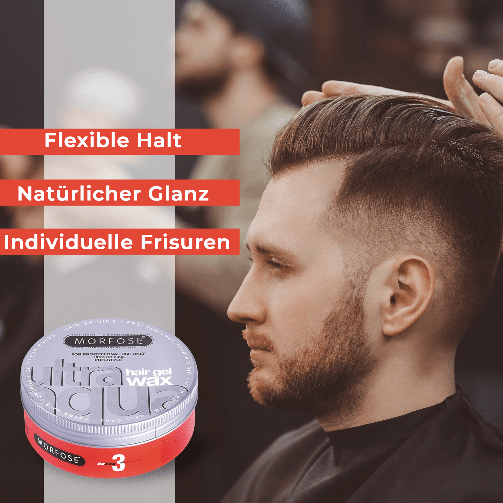 Morfose Ultra Aqua Gel Haarwachs 175 ml