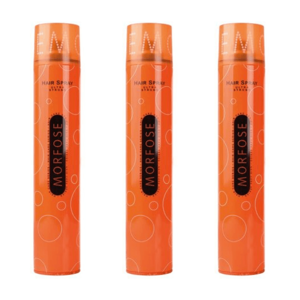 Morfose Ultra Strong Haarspray 400 ml - 3 er Set 