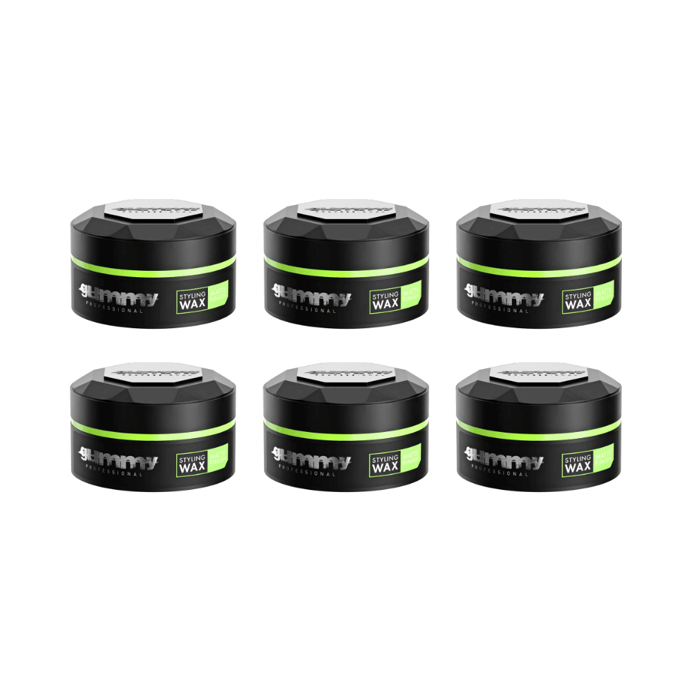 Gummy Matte Finish Haarwachs 150 ml - Sparset - 6er Set