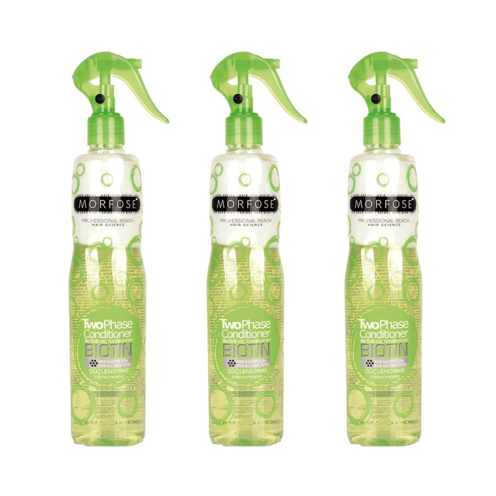 Morfose Biotin 2 Phase Hair Conditioner Spray 400 ml - 3 er Set