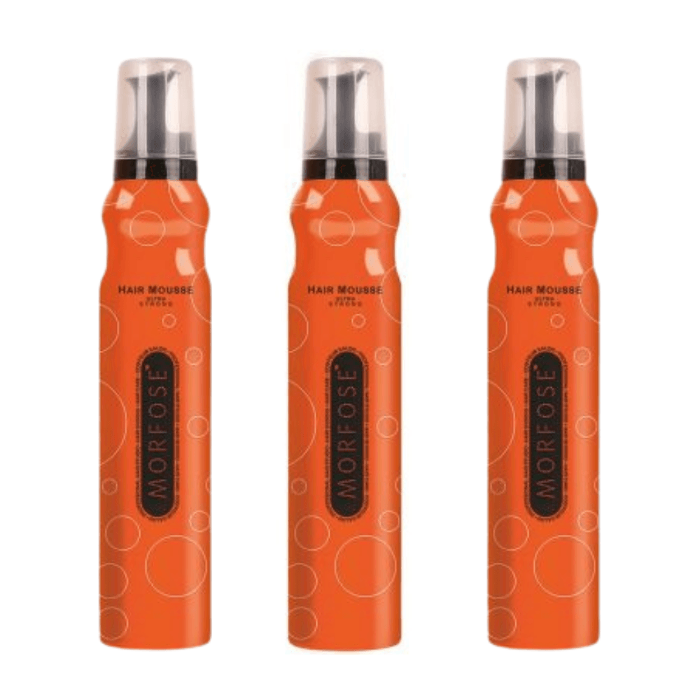 Morfose Ultra Strong Haarmousse 200 ml - 3 er Set