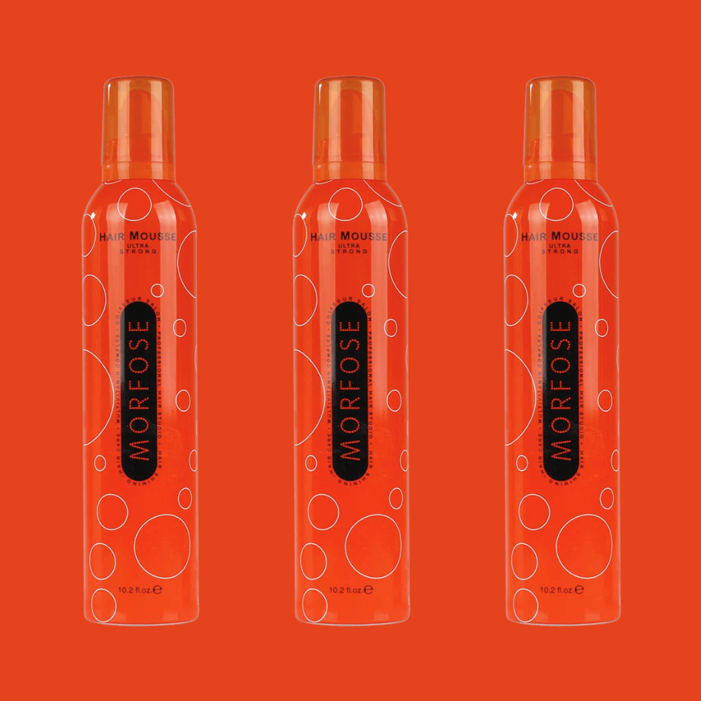 Morfose Ultra Strong Haarmousse 350 ml - 3 er Set