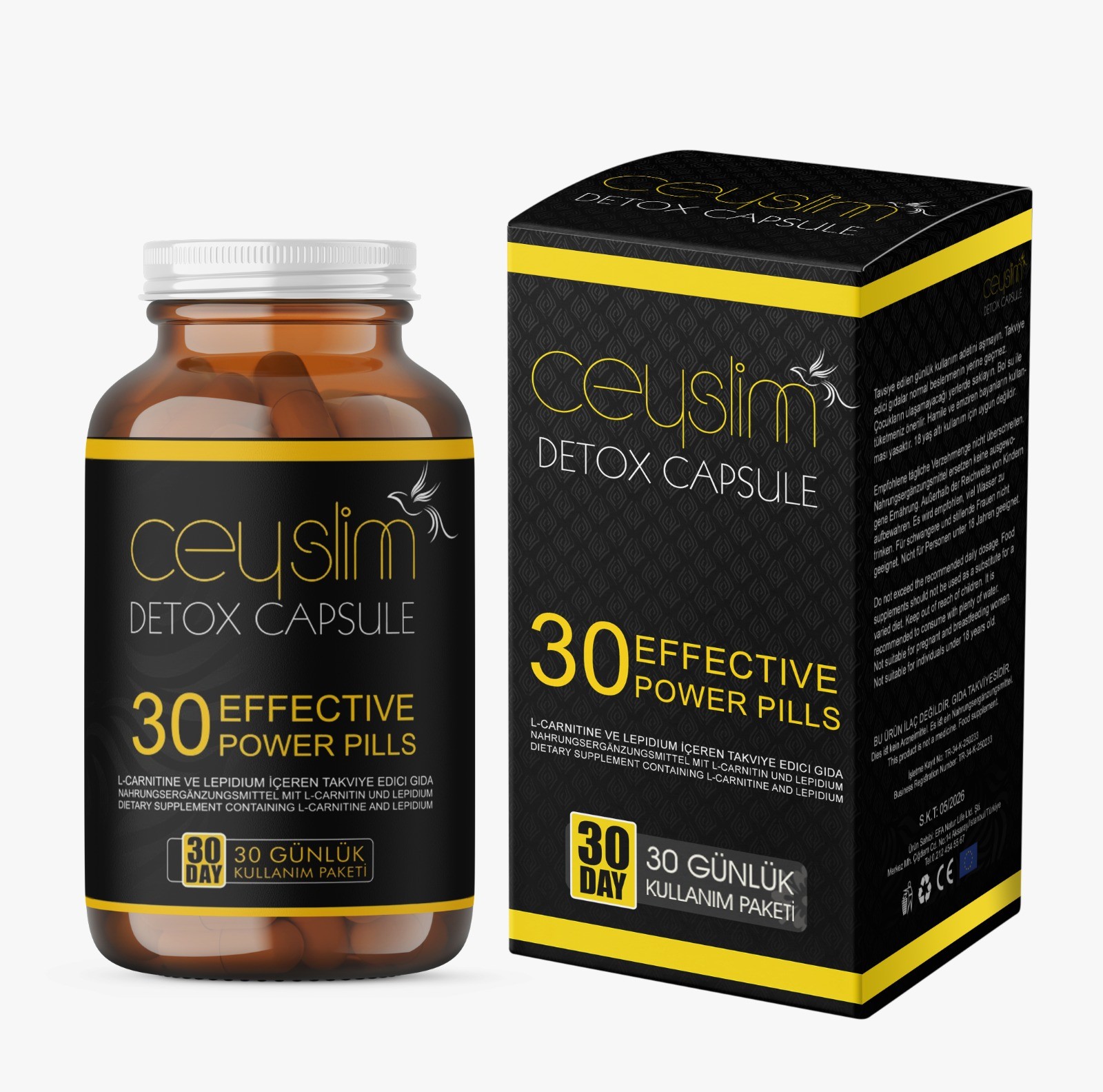 Schlankheitsspray & Ceyslim Detox Capsule