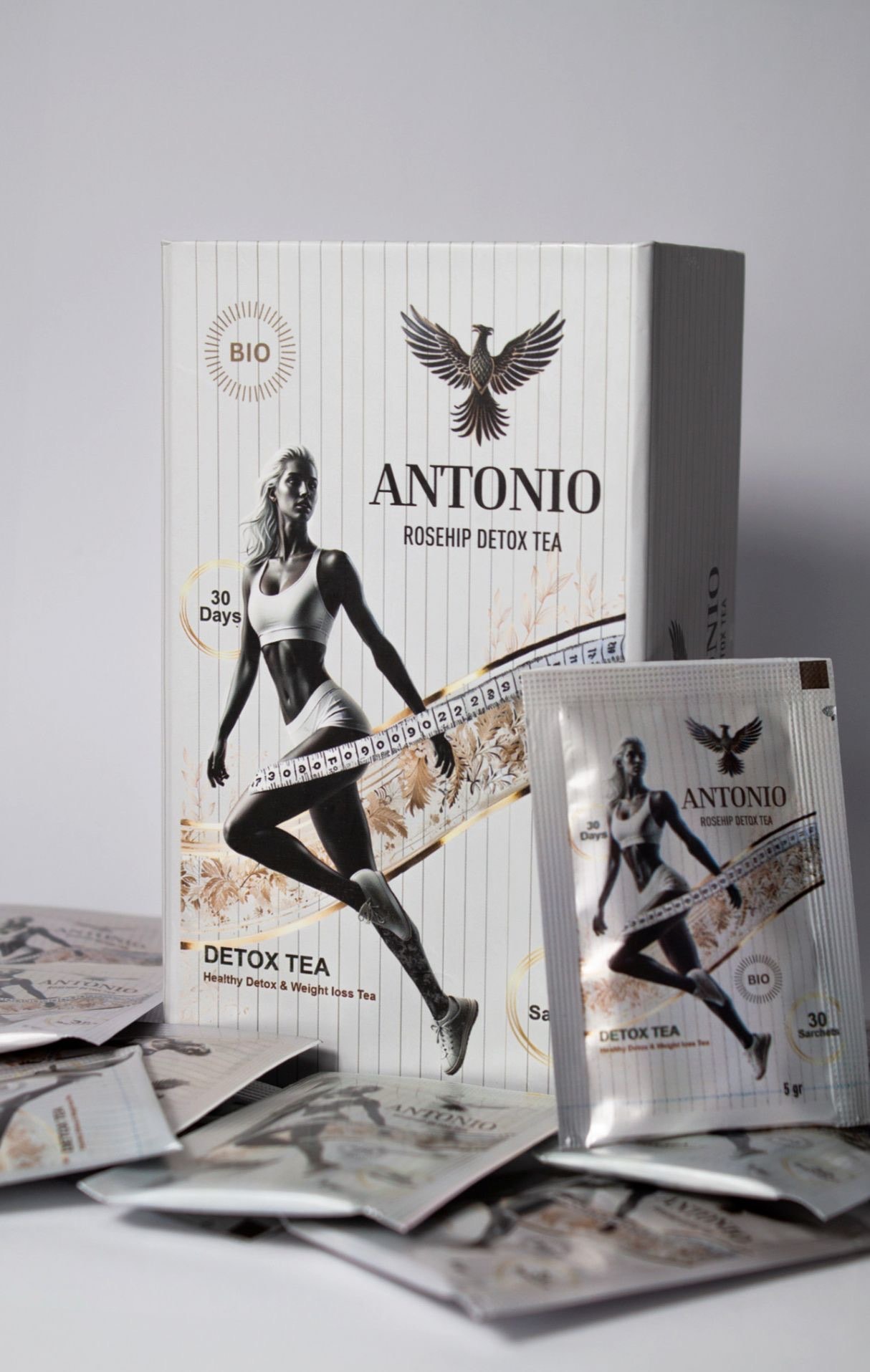 Antonio Rosehip Detox Tea – 30 Tage Kräuter-Detox-Tee