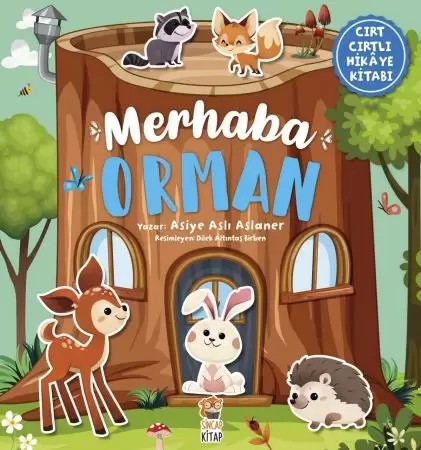 Merhaba Orman – Türkisches Klettbuch über den Wald für Kinder (2–4 Jahre) | Sincap Kitap