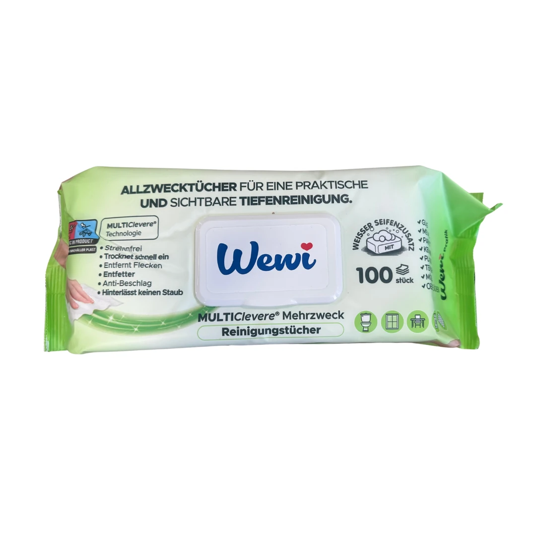 Wewi Pratik MultiClevere® Mehrzwecktücher – 100er Pack
