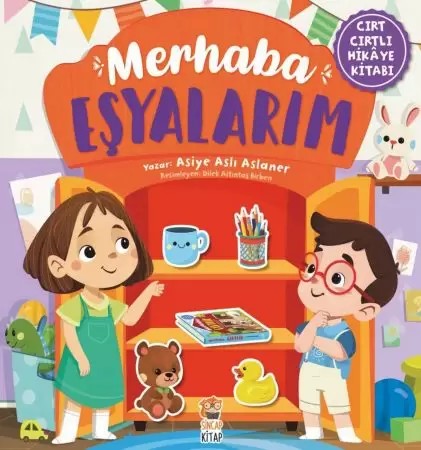 Merhaba Eşyalarım – Interaktives Klettbuch (Türkisch) für Kinder ab 2 | Sincap Kitap