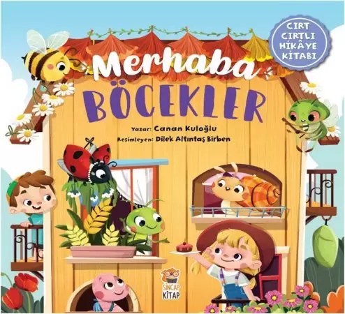 Merhaba Böcekler – Türkisches Klettbuch für Kinder (2–4 Jahre) | Sincap Kitap