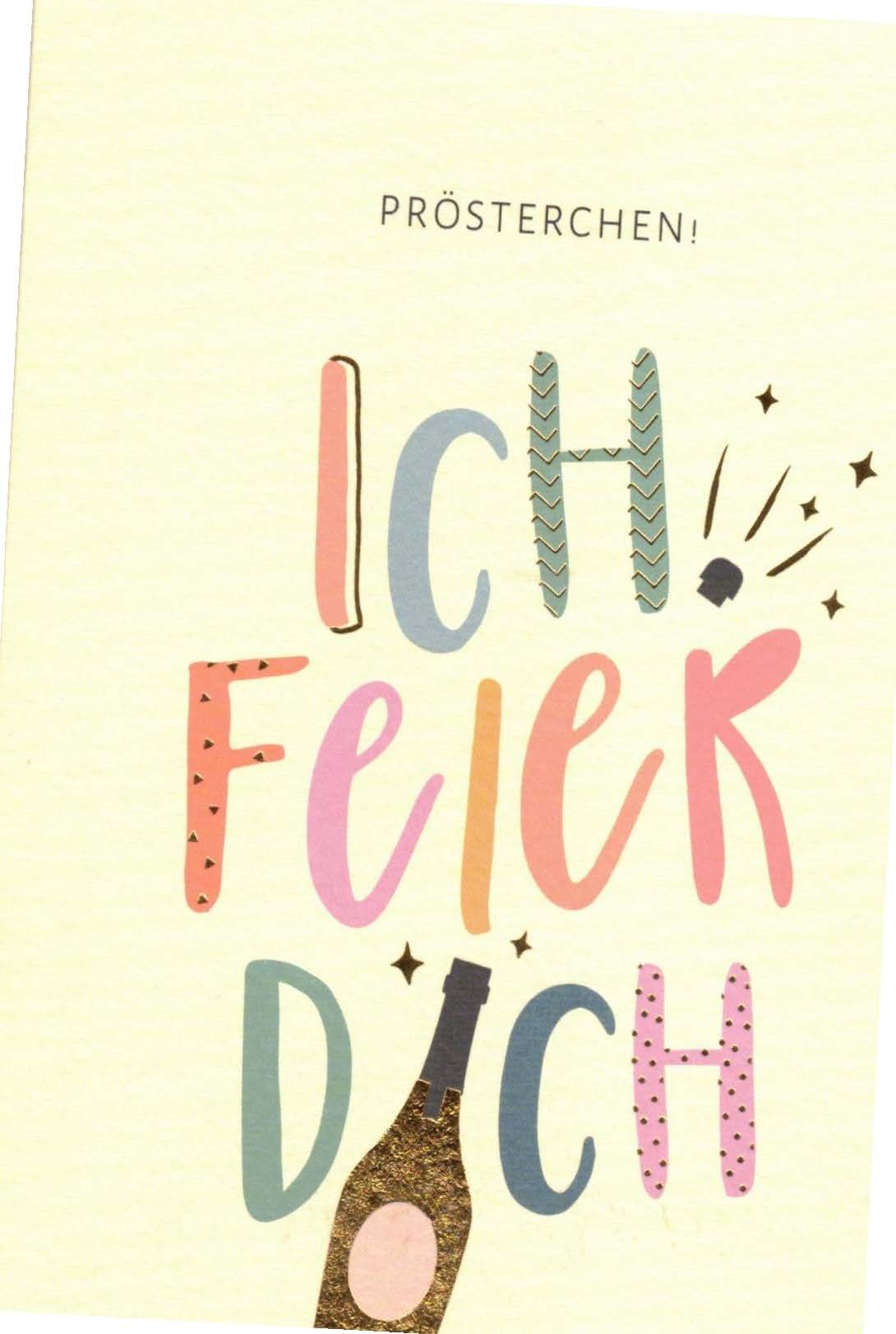 Prösterchen! - Ich feier dich