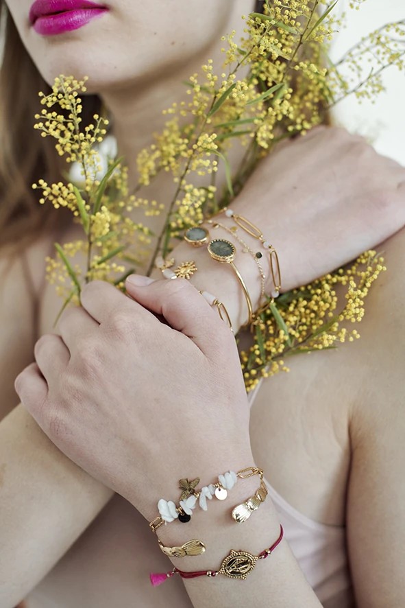 Ring mit Stein - Variante mit Farben gold silber rosegold