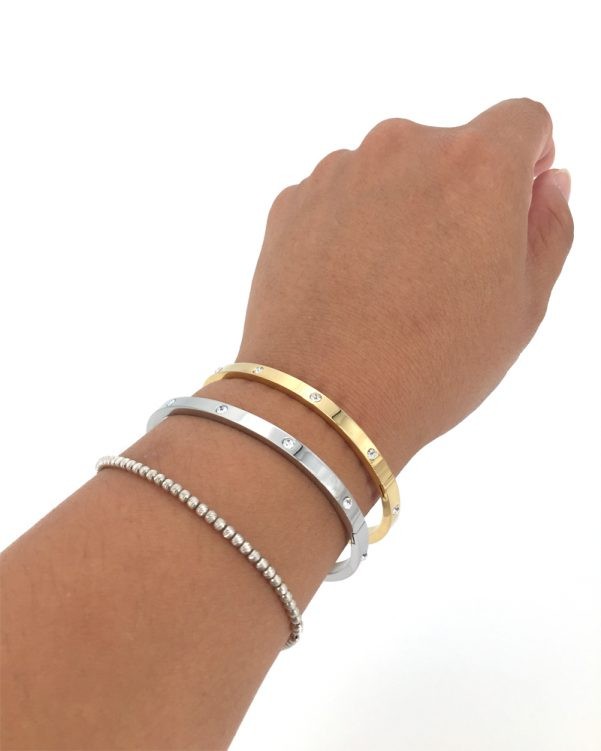 Armband "Lebensbaum" filigranes Statement Armkettchen mit variablem Karabiner-Verschluss