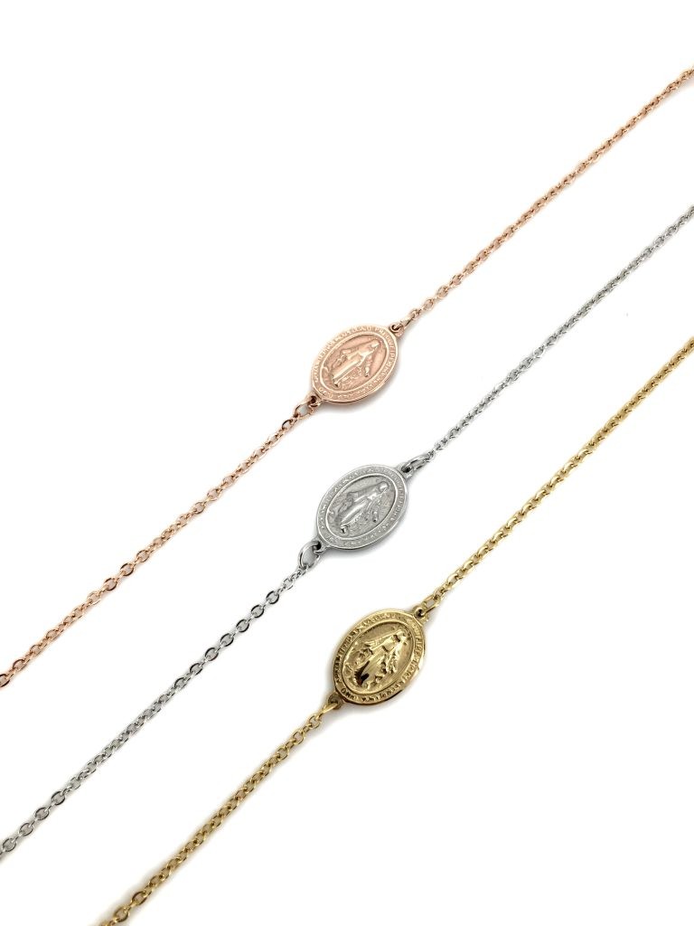Armband "Maria" filigranes Statement Armkettchen mit variablem Karabiner-Verschluss