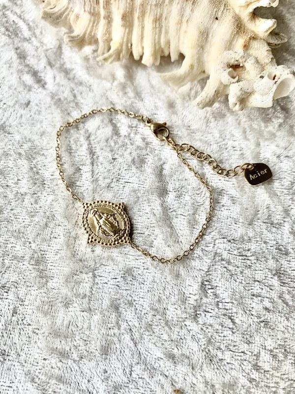 Armband "Maria" filigranes Statement Armkettchen mit variablem Karabiner-Verschluss