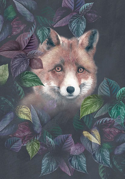 Alu-Dibond Wandbild "Fuchs"