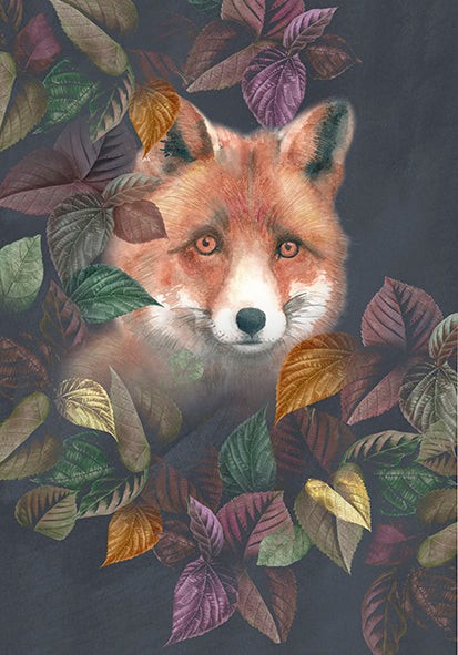 Alu-Dibond Wandbild "Fuchs"