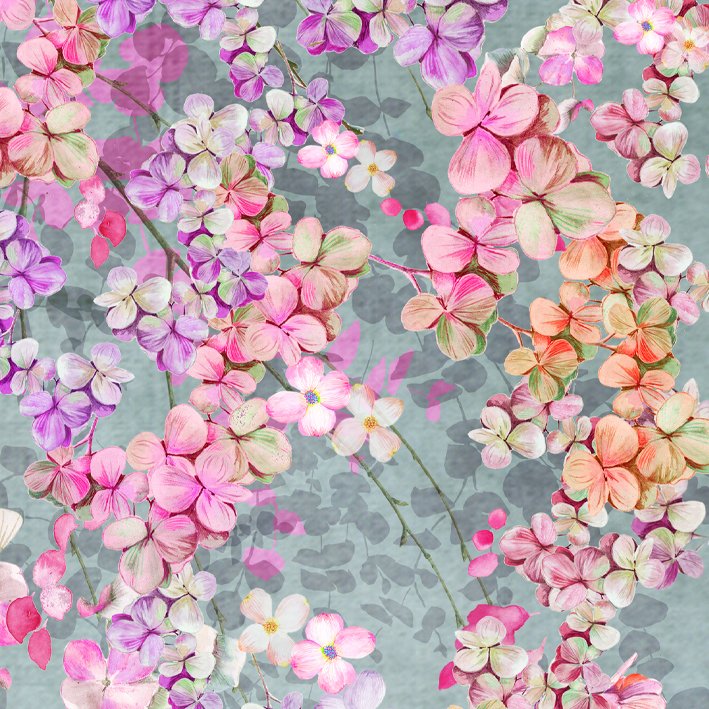 Alu-Dibond Wandbild "Cherry Blossom" rund