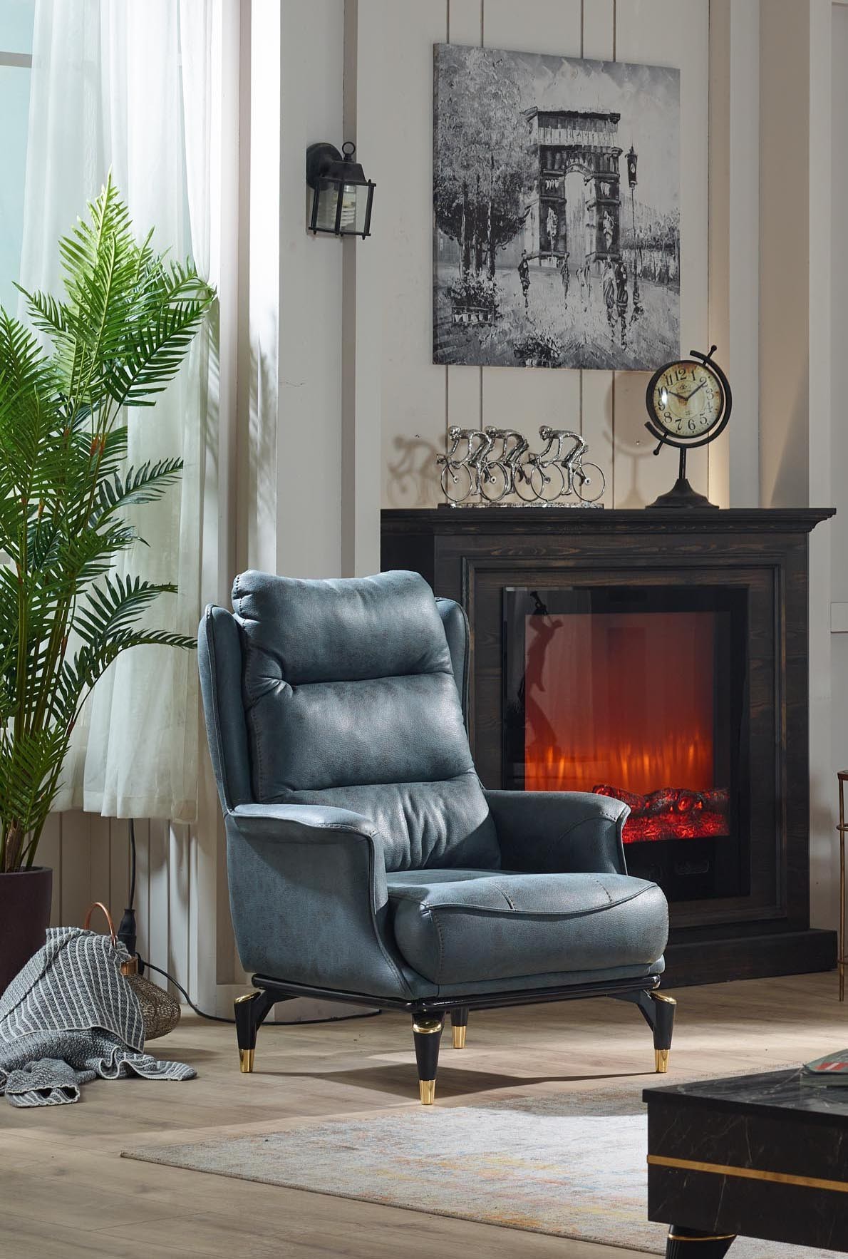 Couchgarnitur Polstergarnitur HAVANA 3 Sitzer mit Bettfunktion