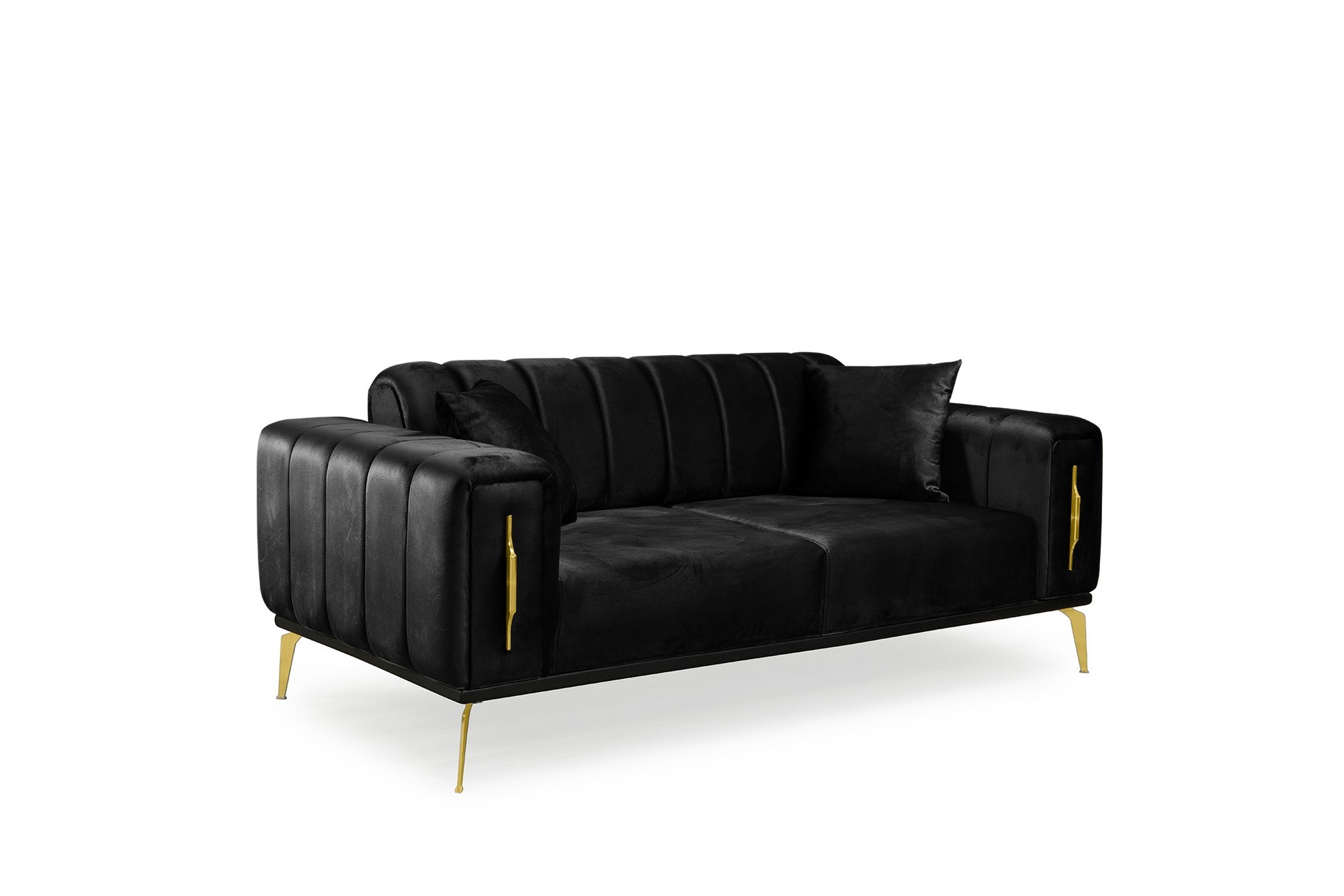Couch 3-Sitzer IRON in verschiede Farben & Fußfarben