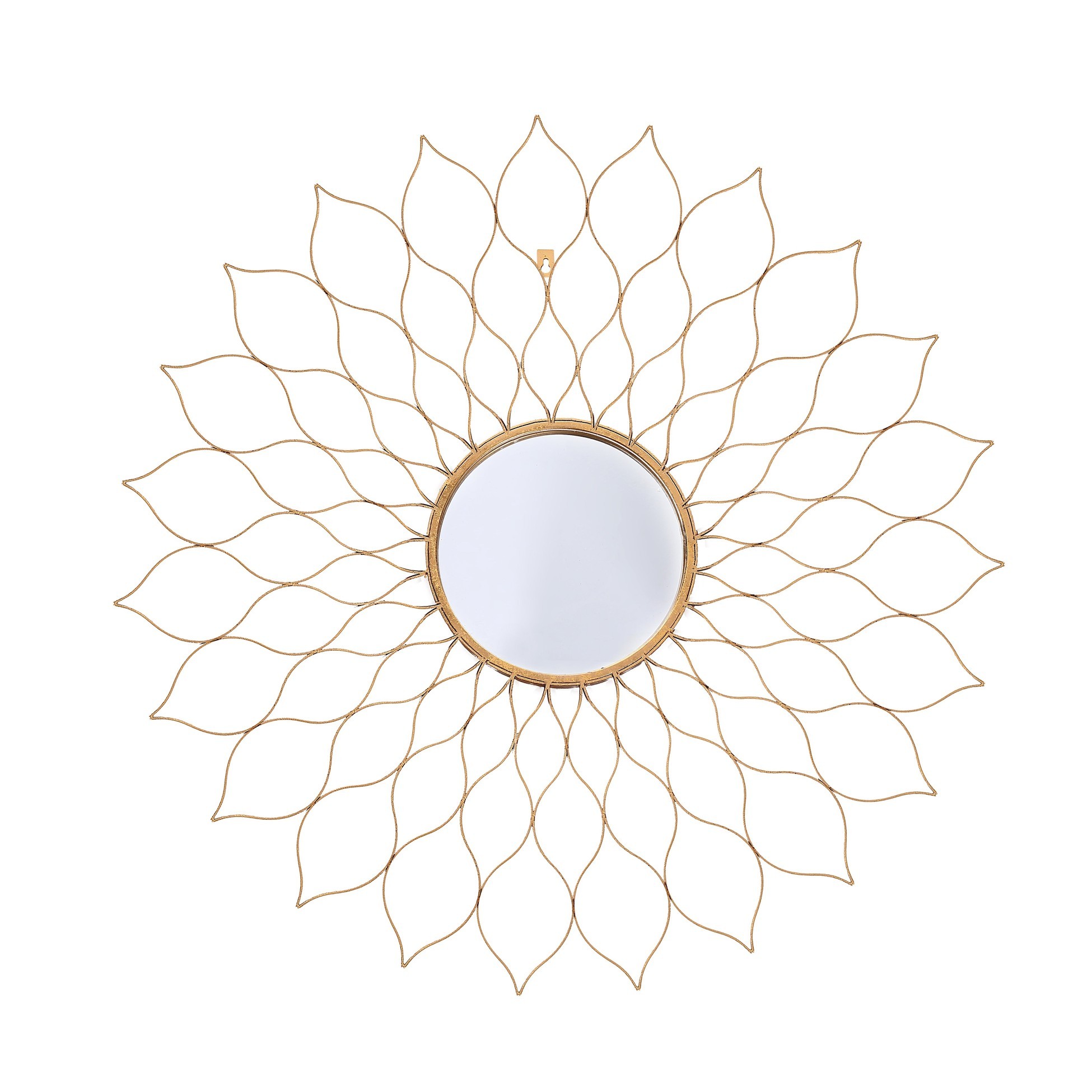 Metall Wandspiegel Nero 102 Gold image