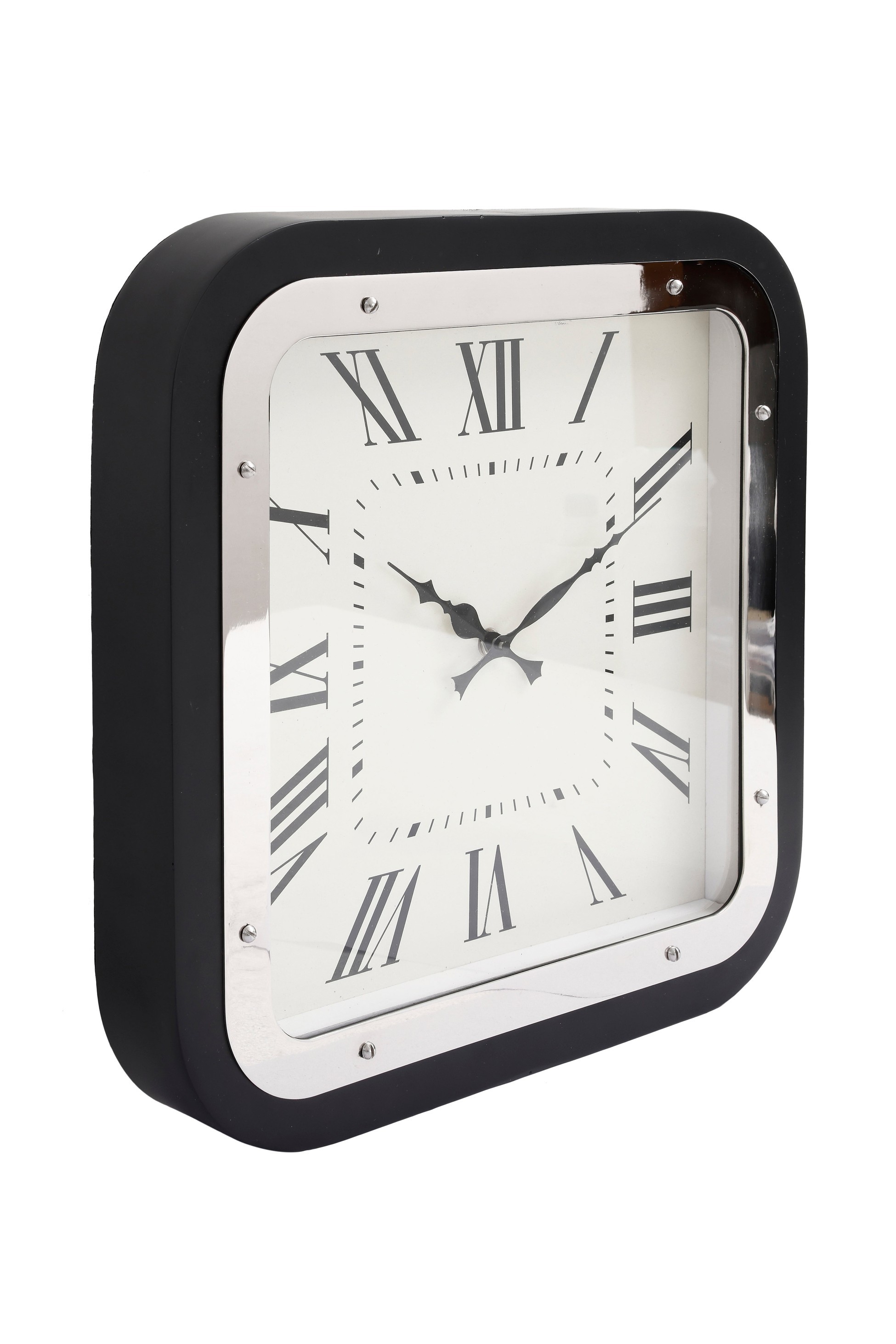 Wanduhr Moments 1025 Silber / Schwarz image