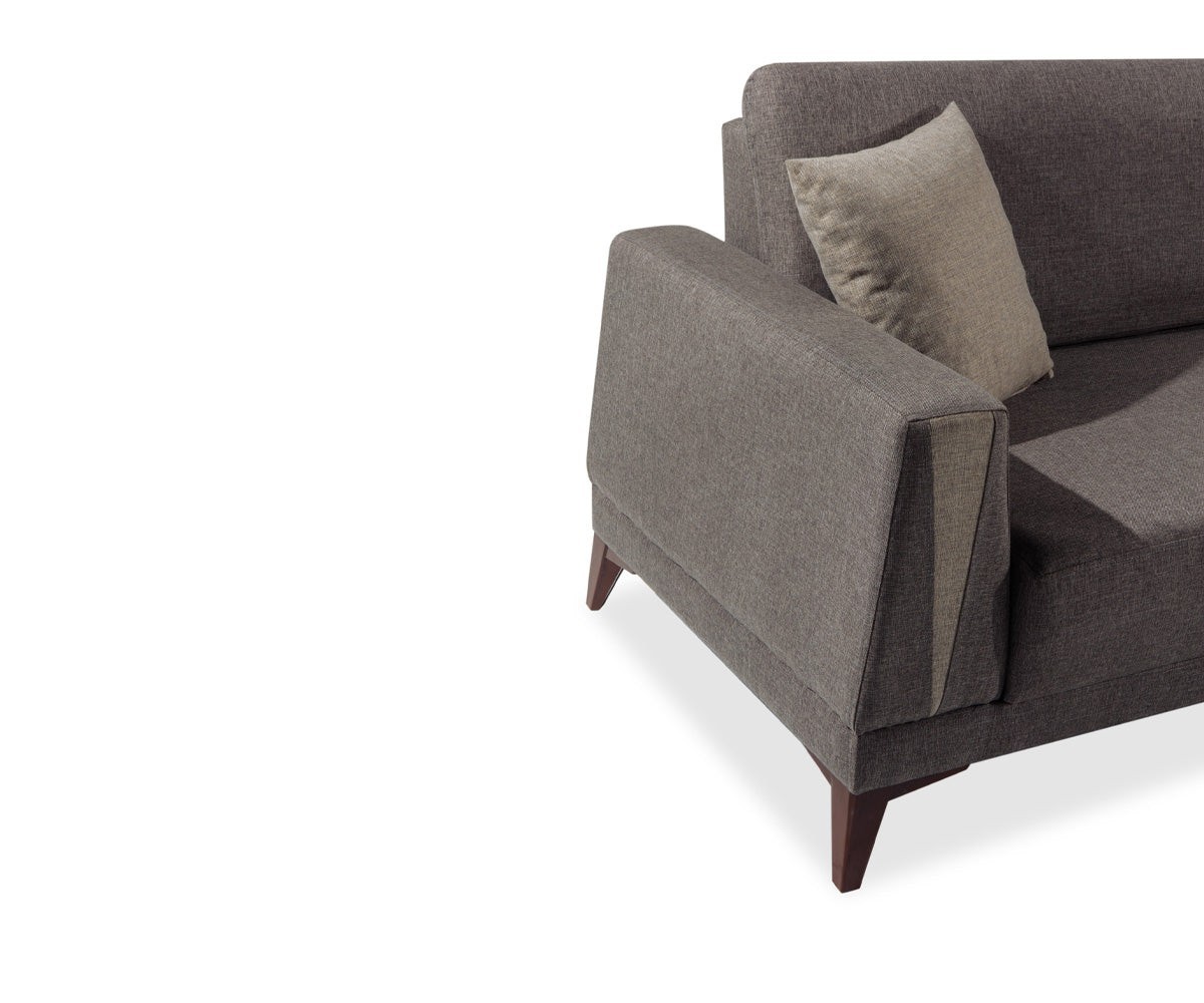 LILY  Polstergarnitur mit Bett Funktion und Bettkasten